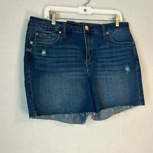 NWT Seven7  Weekend Short Western Cowgirl Distressed Raw Hem Short Size 12